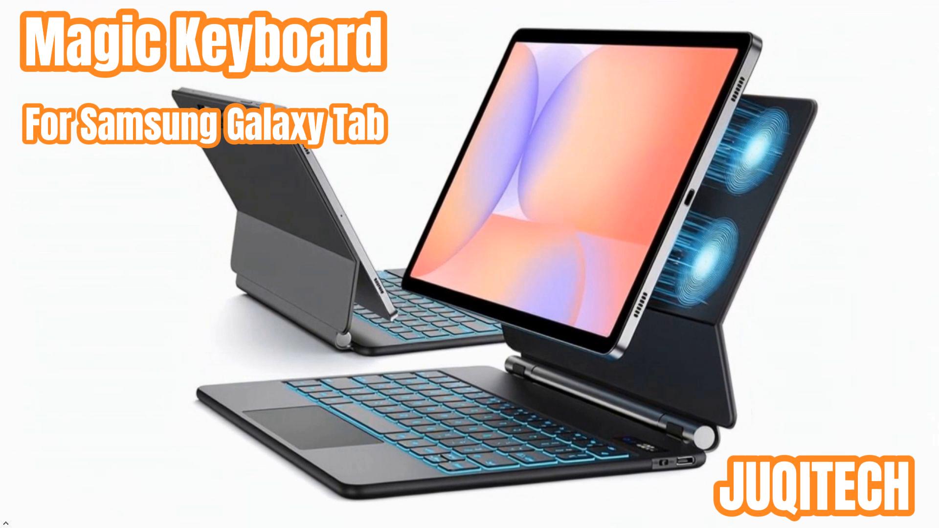 Amazon.com: JUQITECH Magic Style Keyboard Case for Samsung Galaxy